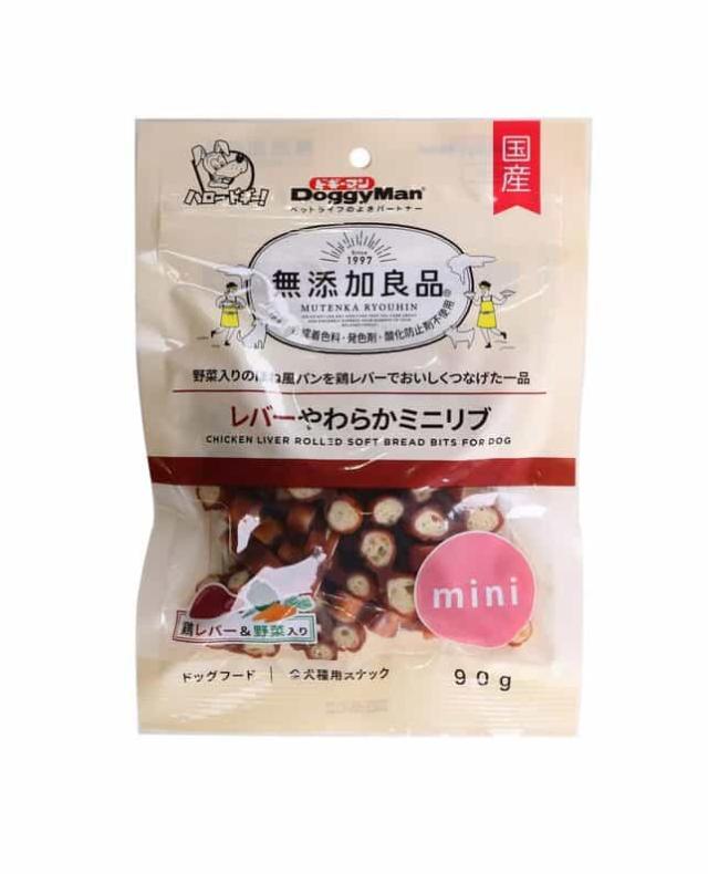 【36個セット】 ドギーマンハヤシ ドギーマン無添加良品レバーやわらかミニリブ90g