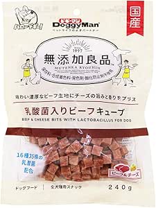 【36個セット】ドギーマン無添加良品乳酸菌入りビーフキューブ240g 9,095円