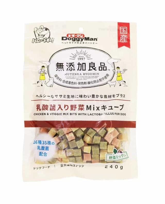 【24個セット】ドギーマン無添加良品乳酸菌入り野菜Mixキューブ240g
