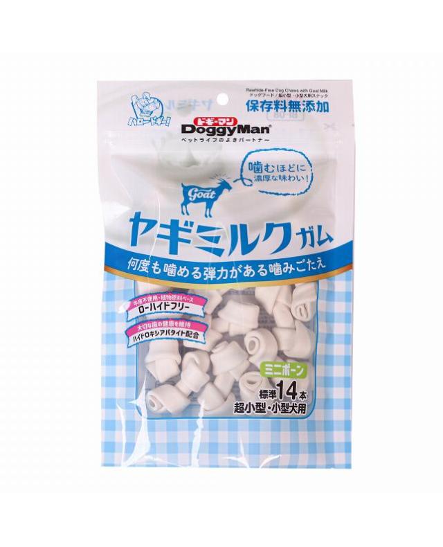 【24個セット】ドギーマンハヤシ ドギーマンヤギミルクガムミニボーン140g(標準14本) 5,681円