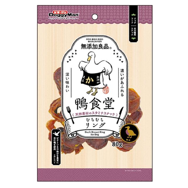 【48個セット】ドギーマンハヤシ ドギーマン 鴨食堂 むちむちリング 80g