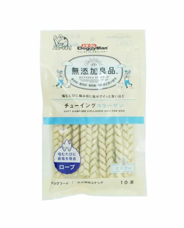 【48個セット】ドギーマン無添加良品チューイングコラーゲンロープ10本