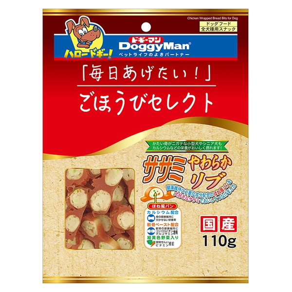 【24個セット】ドギーマン ごほうびセレクト ササミ やわらかリブ 110g 5,760円