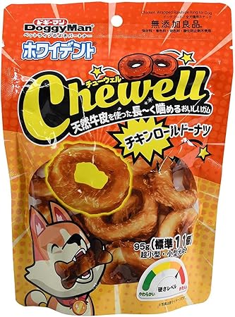 【12個セット】ホワイデントChewellチキンロールドーナツ95g