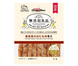 【36個セット】ドギーマンハヤシ 無添加良品 国産 鶏白むね肉巻き 9本