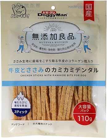 【36個セット】ドギーマン無添加良品牛皮とささみのカミカミデンタル110g 14,301円