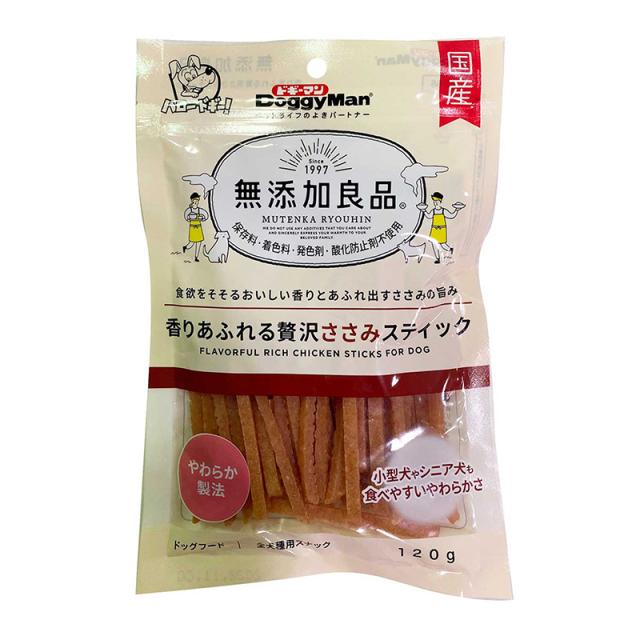 ドギーマン 無添加良品 アキレススティック 鶏ささみ100% 100g ×4袋