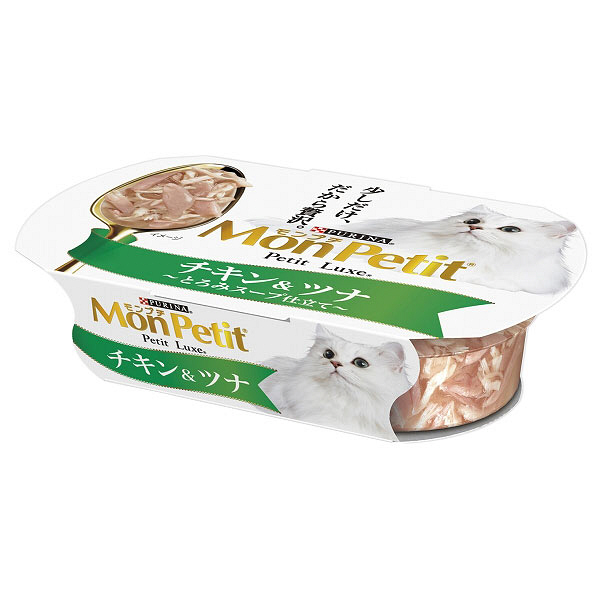 【96個セット】ネスレ日本 モンプチ プチリュクス カップ チキン&ツナ 57g