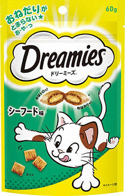 クーポン配布中!! 【72個セット】マースジャパンリミテッド ドリーミーズシーフード味60g