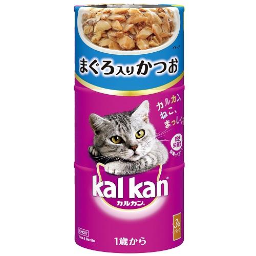 クーポン配布中!! 【18個セット】マースジャパンリミテッド カルカンハンディ缶1歳からまぐろ入りかつお160g×3缶