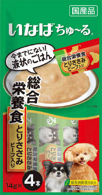 【48個セット】いなば INABA ちゅーる 総合栄養食 とりささみ ビーフ入り 14g×4