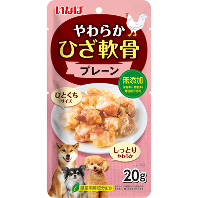 【48個セット】いなばペットフード  やわらかひざ軟骨プレーン20g