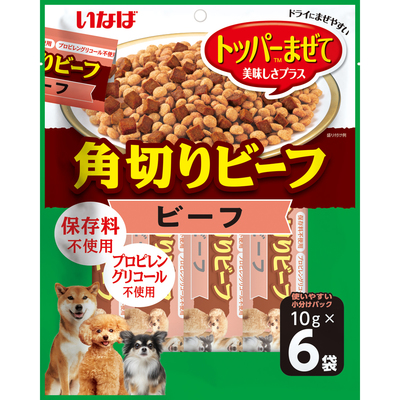 【32個セット】いなばペットフード 角切りビーフビーフ10g×6袋