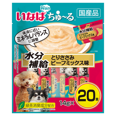 【8個セット】いなばペットフード  いなばちゅ〜る総合栄養食バラエティ14g×20本