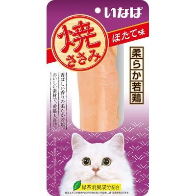【36個セット】いなばペットフード 焼ささみ ほたて味 1本