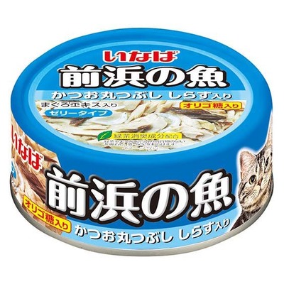 クーポン配布中!! 【24個セット】いなばペットフード 前浜の魚かつお丸つぶししらす入り115g