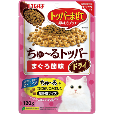 【48個セット】いなばペットフード ちゅ〜るトッパードライまぐろ節味120g