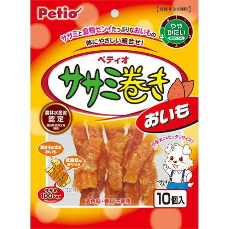 【30個セット】ペティオ ペティオササミ巻きおいも10個入