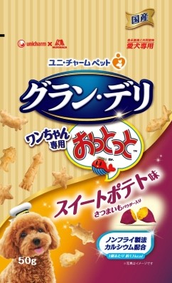【24個セット】ユニ・チャーム グラン･デリワンちゃん専用おっとっとスイートポテト味50g