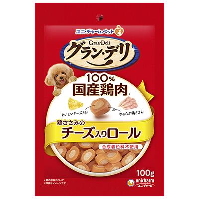 【36個セット】グラン･デリきょうのごほうびささみのチーズ入りロール100g