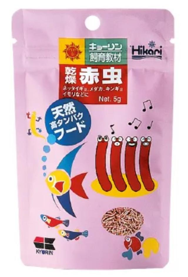 【50個セット】キョーリン ひかり 乾燥赤虫 5g