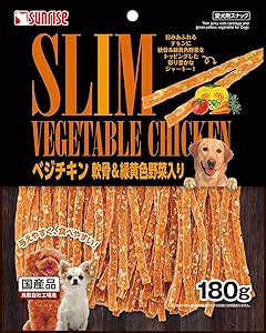 【48個セット】マルカン（サンライズ） ゴン太のベジチキン軟骨＆緑黄色野菜入り180g