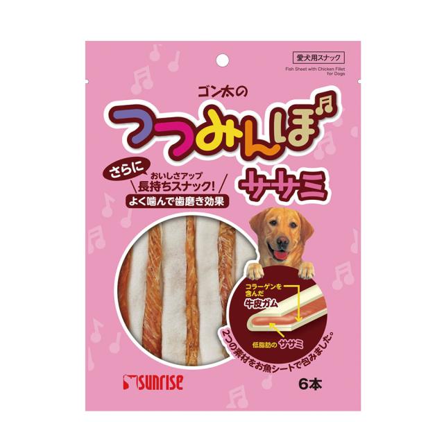 【48個セット】マルカン　ゴン太のつつみんぼササミ6本