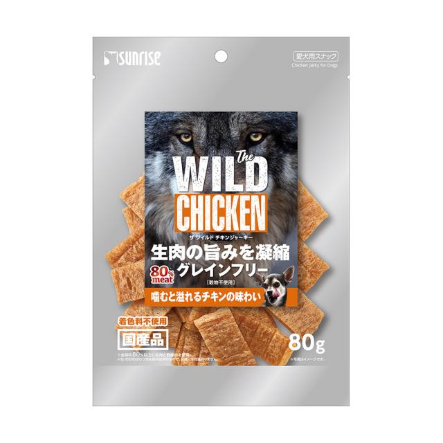 【12個セット】 マルカン（サンライズ） TheWILDCHICKENJERKY 80g