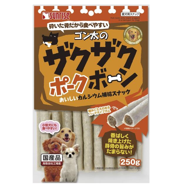 【36個セット】マルカン（サンライズ） ゴン太のザクザクボーン250g 14,553円