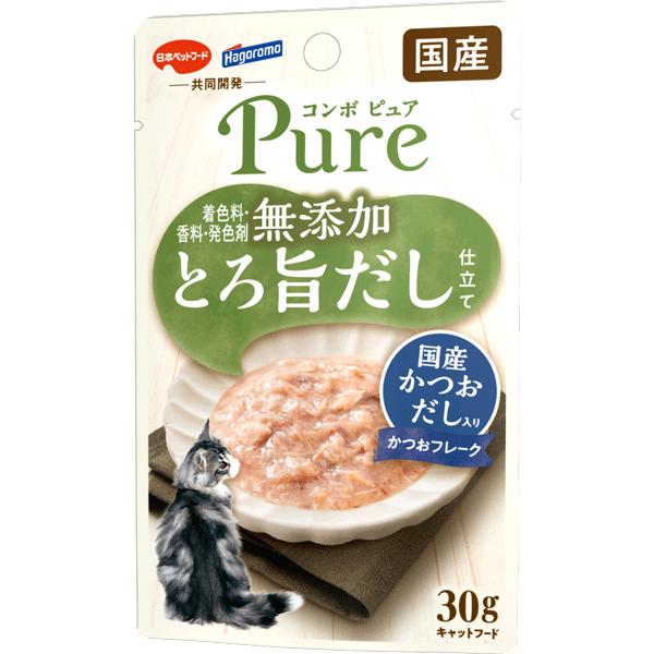 【96個セット】コンボピュアキャットパウチかつお・国産かつおだし入り30g