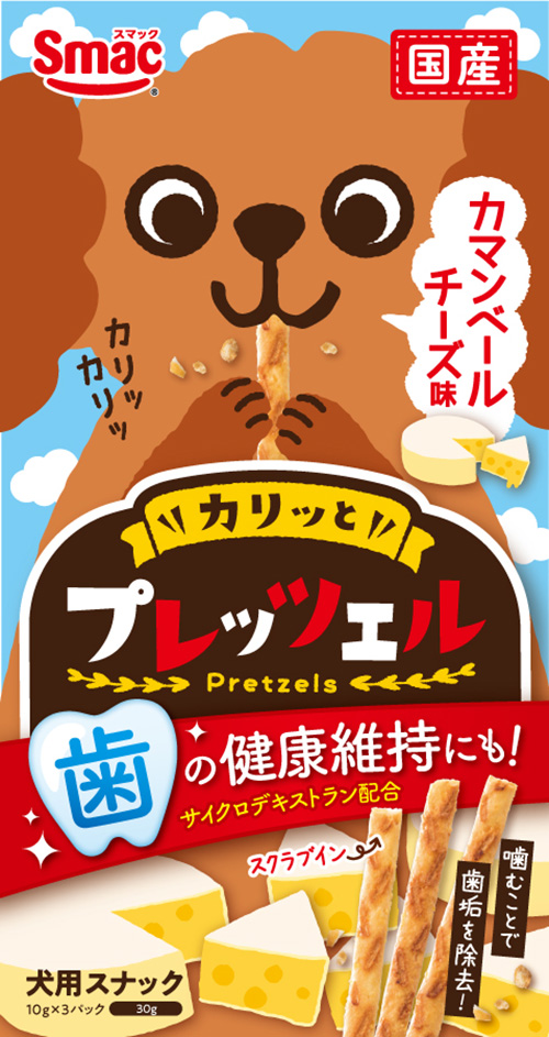 【40個セット】スマック プレッツェルカマンベールチーズ味30g