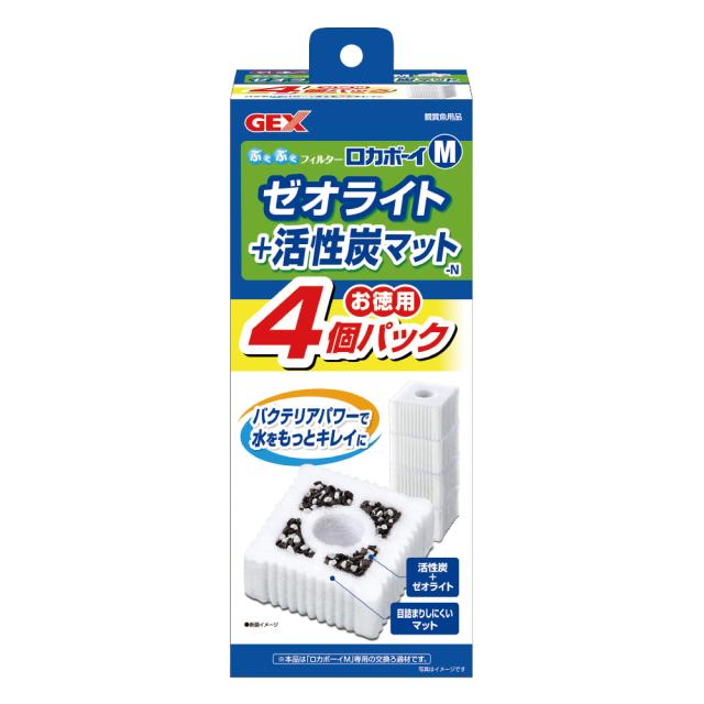 【24個セット】ジェックスロカボーイMゼオライト＆活性炭マットN4個パック