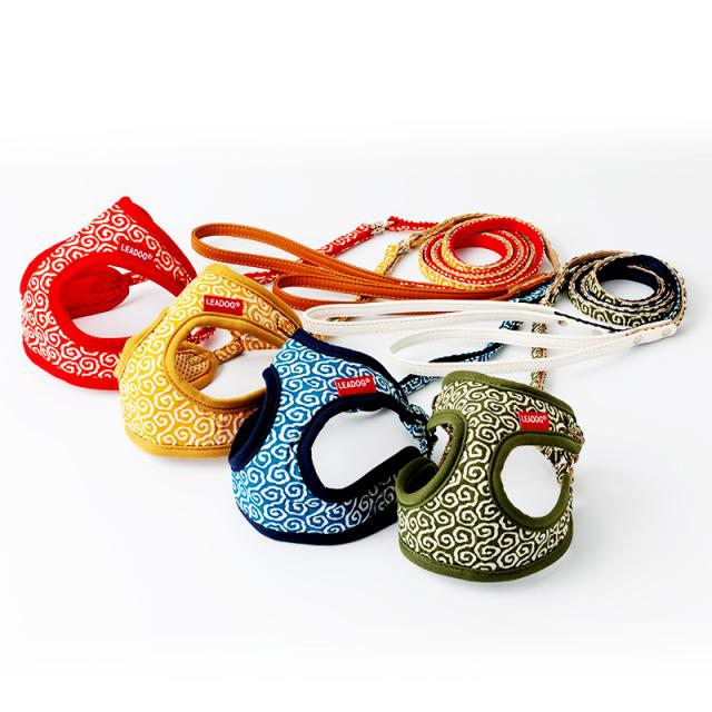 3個セット】LEADOG唐草キャットハーネスリードSSレッド 同梱不可