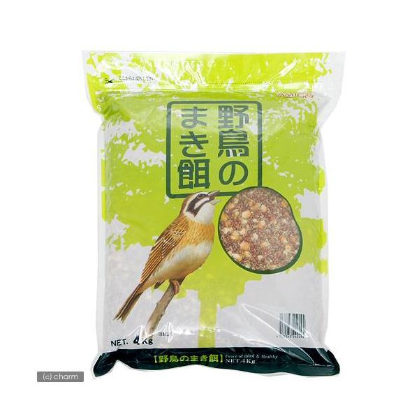 クーポン配布中!! 【6個セット】アラタ ワンバード アミーゴ 野鳥のまき餌 4kg（4080g）