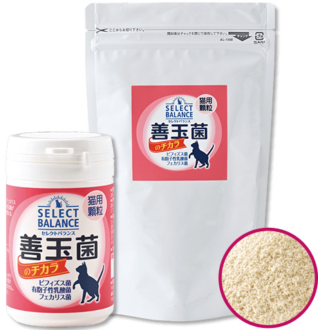【4個セット】ベッツ・チョイス・ジャパン セレクトバランス 善玉菌のチカラ 猫用（顆粒）300g