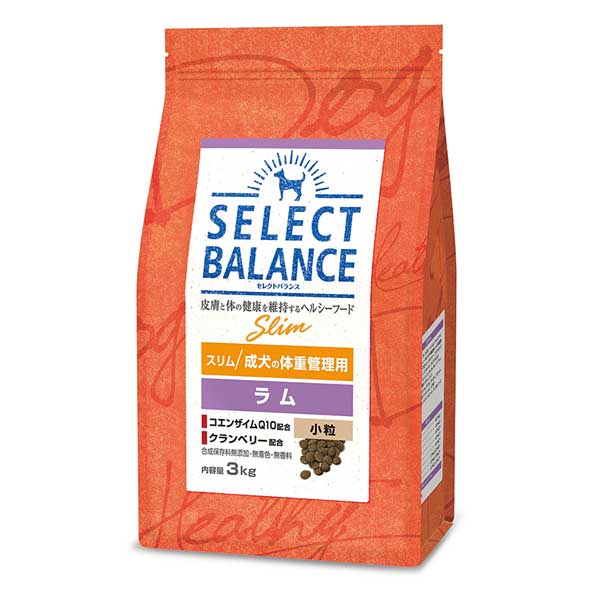 【4個セット】セレクトバランス スリム チキン 小粒 成犬 体重管理用 3kg
