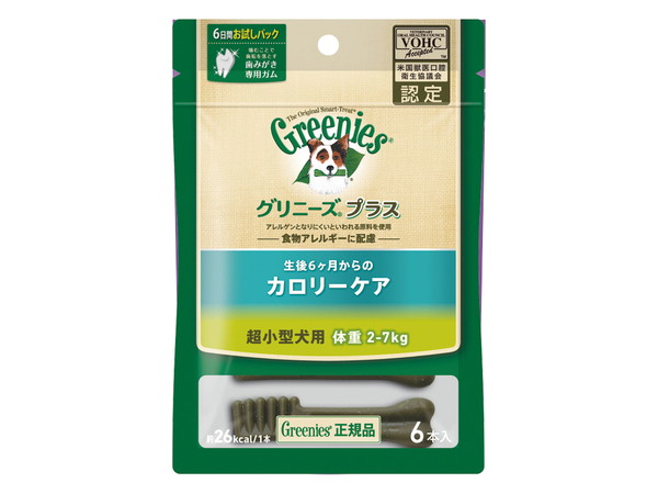 【80個セット】マースジャパンリミテッド グリニーズプラス カロリーケア 超小型犬用 2-7kg 6本入