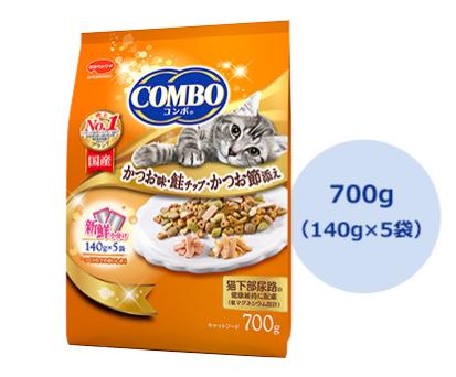 【12個セット】コンボキャットかつお味・鮭チップ・かつお節添え700g