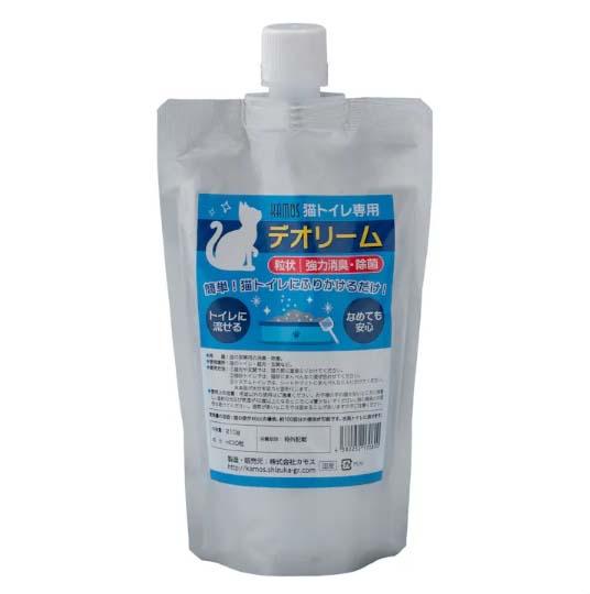 【50個セット】カモス バクテレスバクテレスデオリーム舐めても安心な消臭除菌粒猫尿専用210g