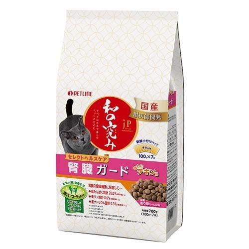 【12個セット】 ペットライン　JPスタイル 和の究み セレクトヘルスケア 腎臓ガード チキン味700g