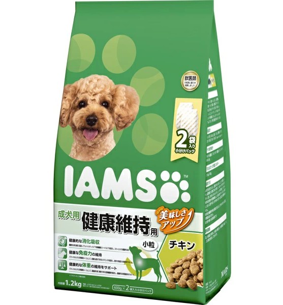 【6個セット】マースジャパンリミテッド アイムス成犬健康維持チキン小粒1.2kg