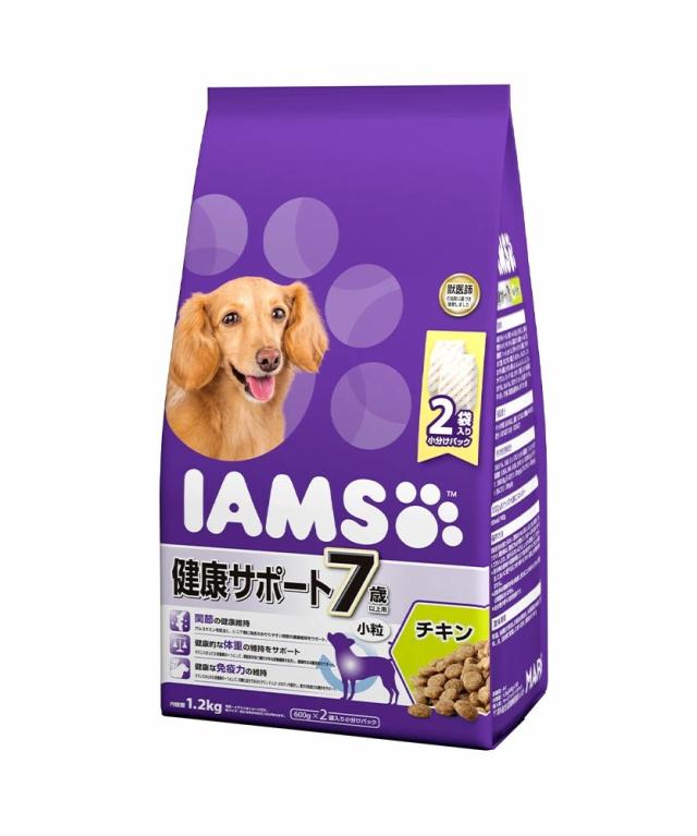 【6個セット】マースジャパンリミテッド アイムス７歳以上用健康サポートチキン小粒1.2ｋｇ