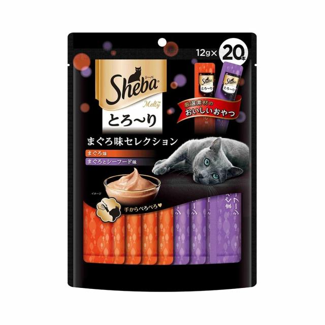【20個セット】 マースジャパンリミテッド シーバ とろ〜り メルティ まぐろ味セレクション12g×20本