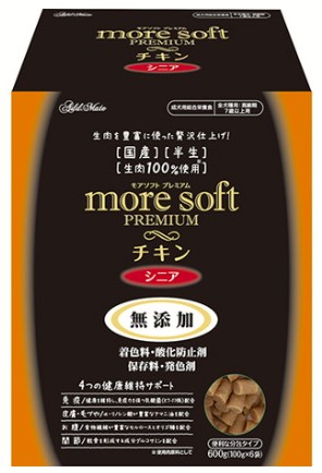 【12個セット】ペティオ　Add.Mate  moresoftプレミアムチキンシニア600g