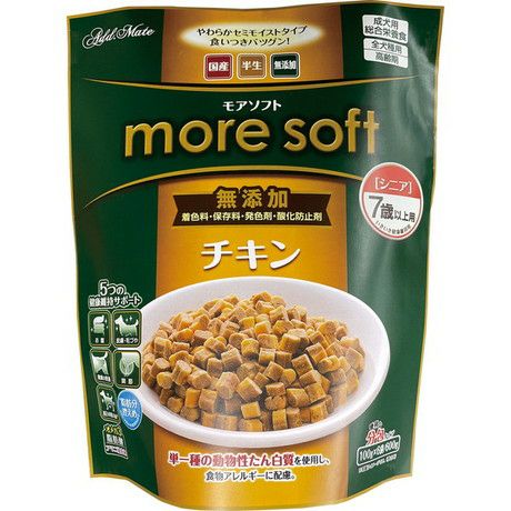 【12個セット】ペティオ　Add.Mate moresoft チキンシニア 600g