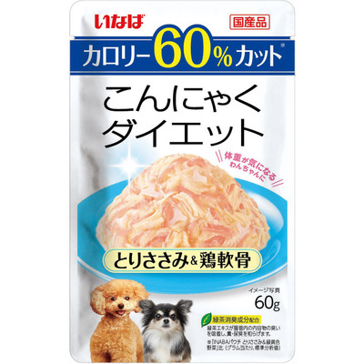 いなば 【96個セット】こんにゃくダイエット　とりささみ＆鶏軟骨 60g