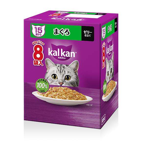 【20個セット】マースジャパン カルカンパウチ　15歳から　まぐろ 60g×8