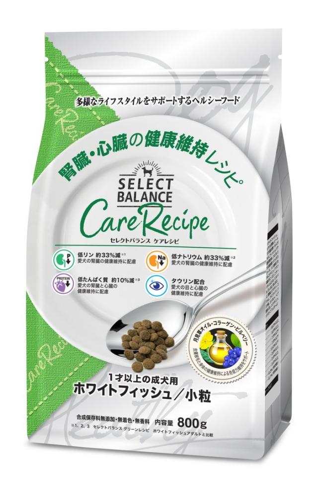 【同梱不可】【6個セット】セレクトバランスケアレシピ　ホワイトフィッシュ　小粒腎臓・心臓の健康維持レシピ 1才以上の成犬用800g