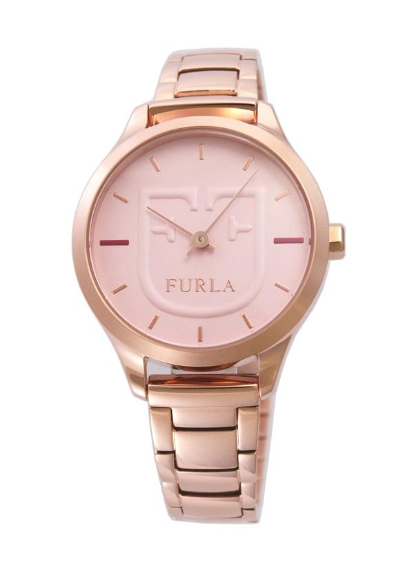 クーポン配布中!! FURLA フルラ Like scudo 32mm 4253125503 腕時計 ピンク ゴールド 文字盤 レディース  アナログの通販は