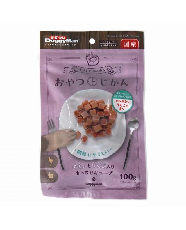 ドギーマンハヤシ 【36個セット】ドギーマンハヤシ チキンとりんご入りもっちりキューブ 100g